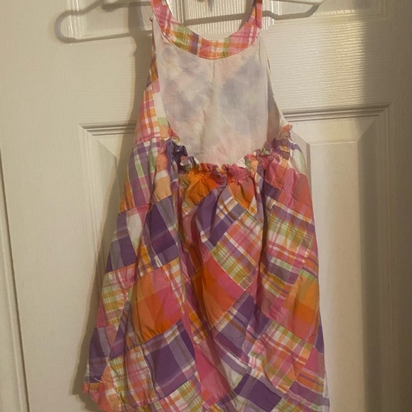 Janie and Jack Patchwork Madras Dress - Picture 5 of 7